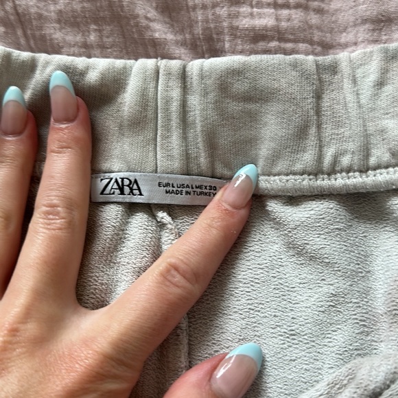 Zara Tie Dye Shorts High Waisted - Picture 3 of 5